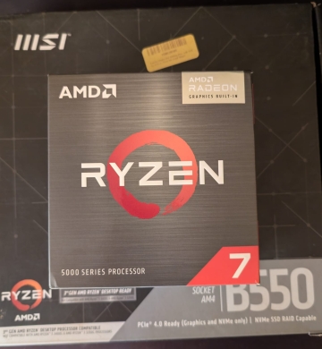 Procesador Ryzen 7 5700g, Motherboard MSi B550M PRO – VDH WIFI