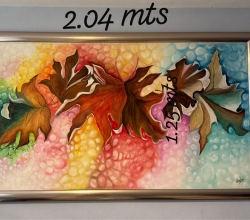 Pintura al Óleo Decorativa con marco