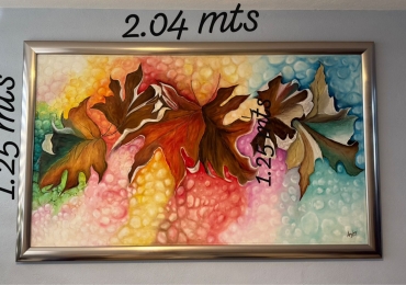 Pintura al Óleo Decorativa con marco
