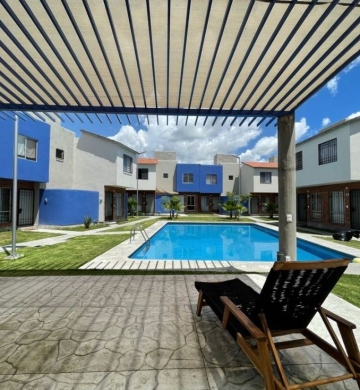 Venta casa en condominio con Alberca y Palapa en Temixco Morelos
