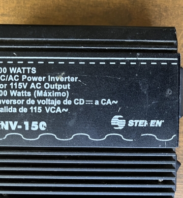 (tres) Inversores de voltaje 12V a 120VCA