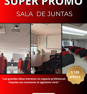 Súper Promo Sala de Juntas.