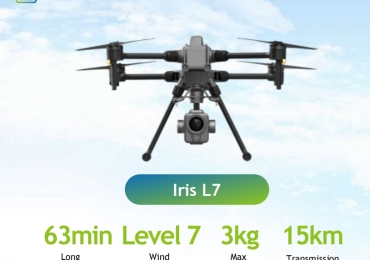 Dron insignia industrial ligero